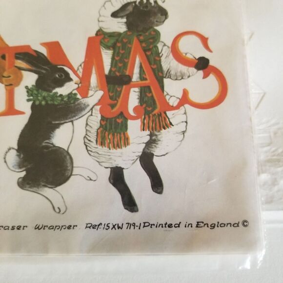 Vintage GOrdon Fraser wrap Bears CHristmas 2 lg sheets - Picture 5 of 6